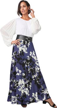 Jessica London Everyday Stretch Knit Maxi Skirt