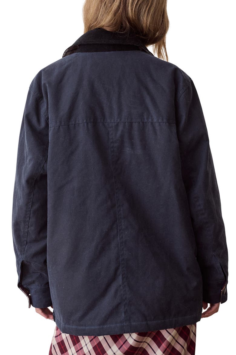 Riley Cotton Barn Jacket, Alternate, color, NAVY
