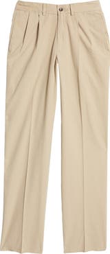 Berle Men's Charleston Pleated Chino Pants
