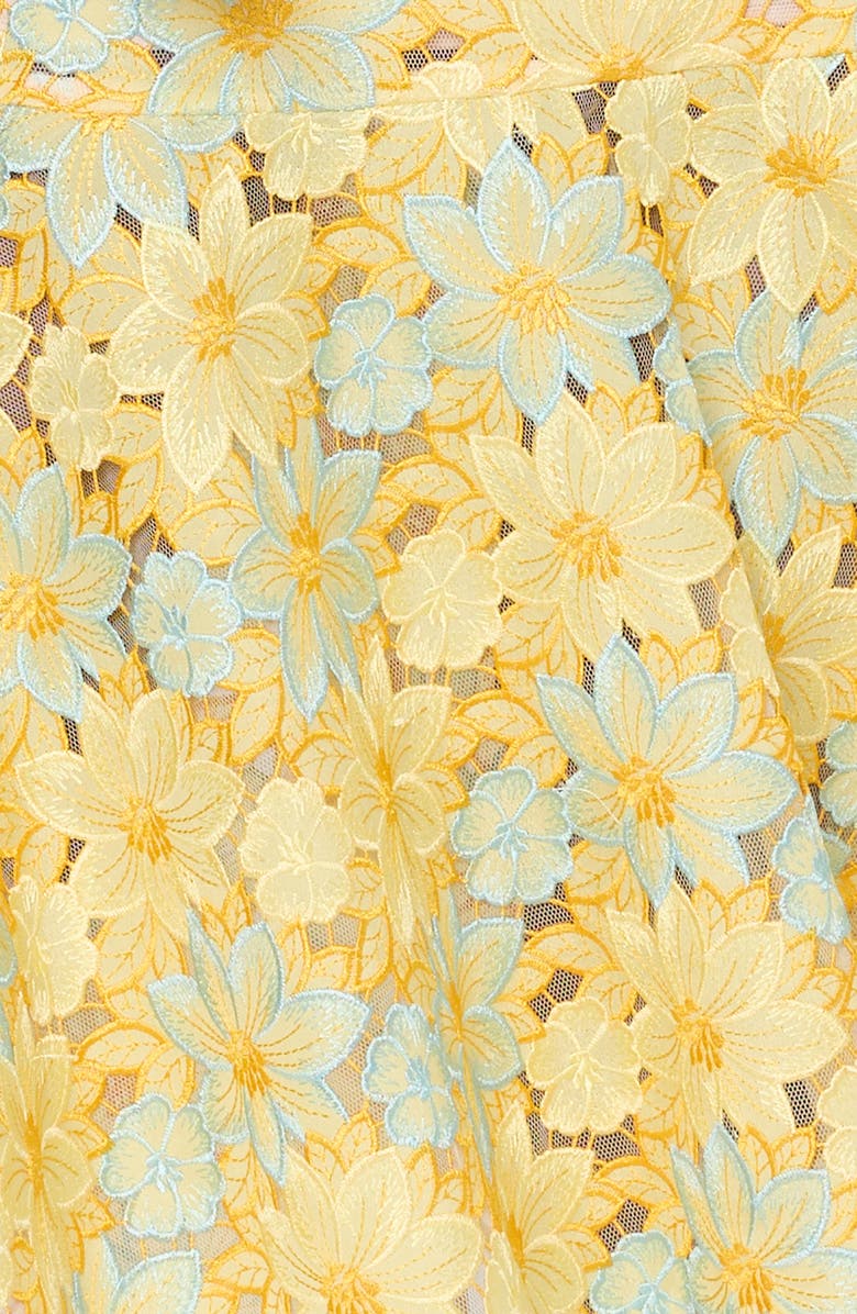 Milly Tahlia Floral Lace Dress, Alternate, color, 