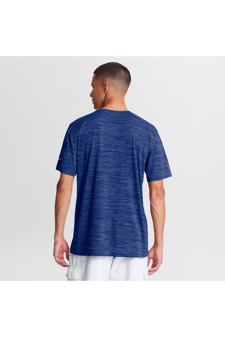 Men's Nike Royal New York Giants Sideline Double Covered Dri-FIT Velocity T-Shirt, Alternate, color, Royal