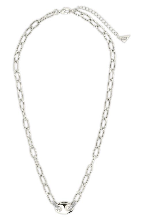 Sterling Forever Bliss Anchor Chain Necklace