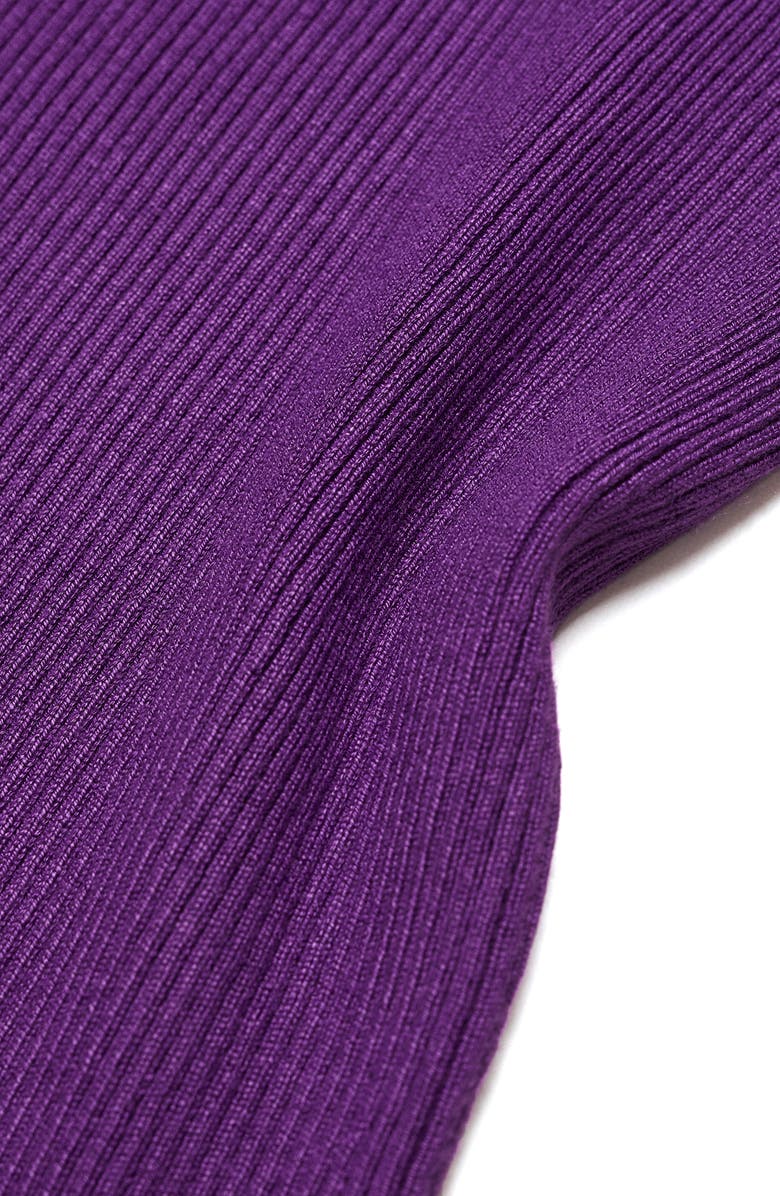 MANGO Rib Midi Sweater Skirt, Alternate, color,