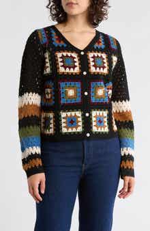 Forgotten Grace Crochet Sweater Cardigan
