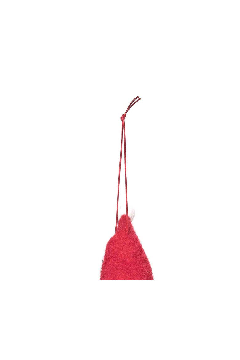Floating Santa Christmas Tree Ornament, Alternate, color, Red