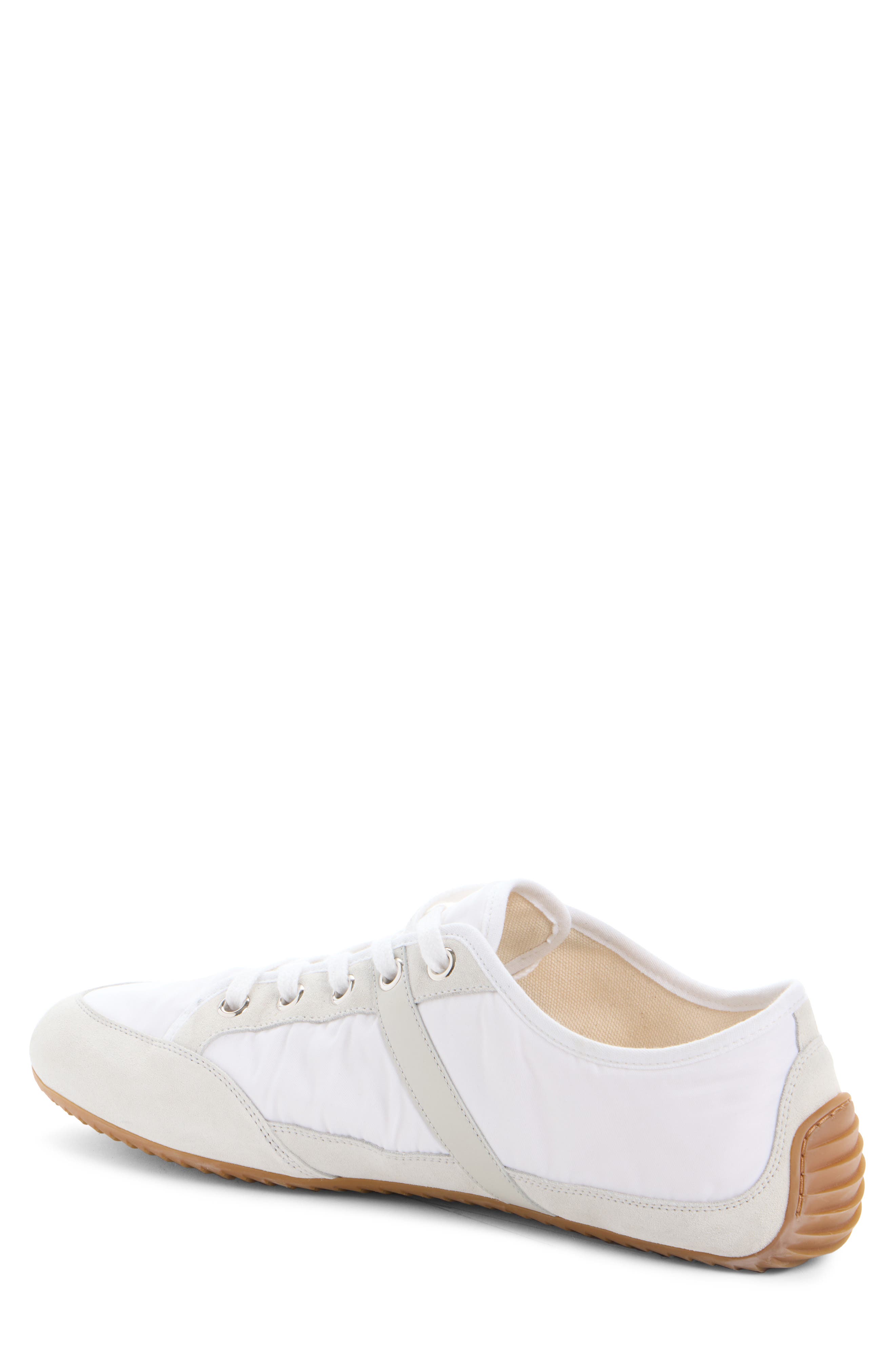Givenchy Slim Nylon & Suede Racing Sneaker, Alternate, color, White Multi