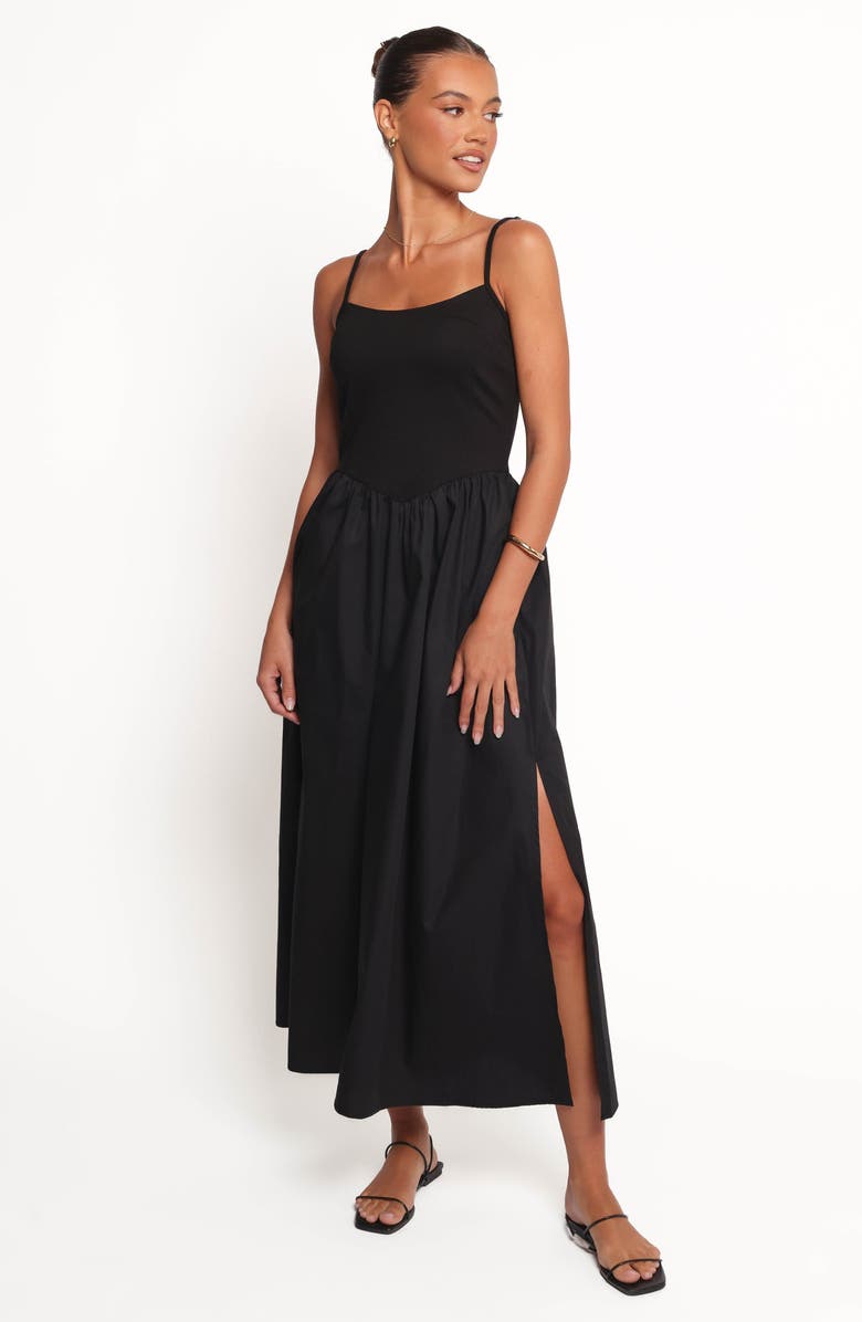 Petal & Pup Jacinta Maxi Dress, Alternate, color, Black
