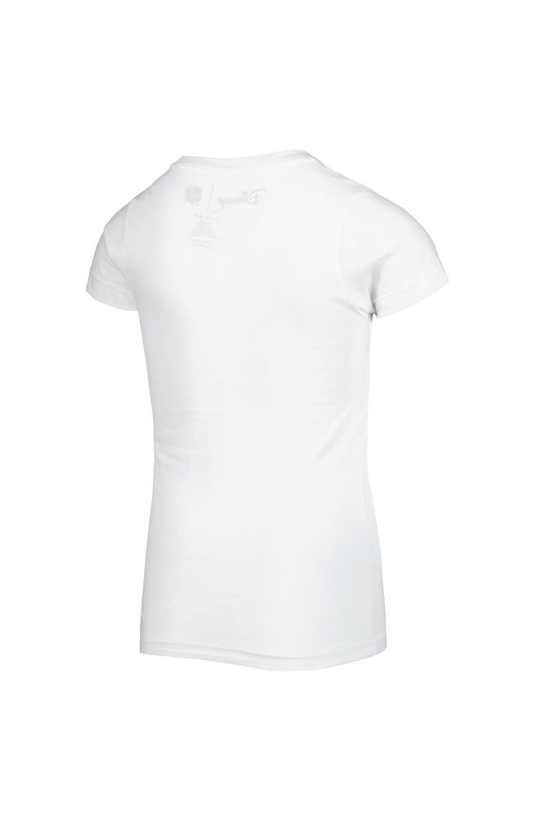 Outerstuff Girls Youth White Seattle Kraken Mickey Mouse Go Team Go T-Shirt, Alternate, color, White