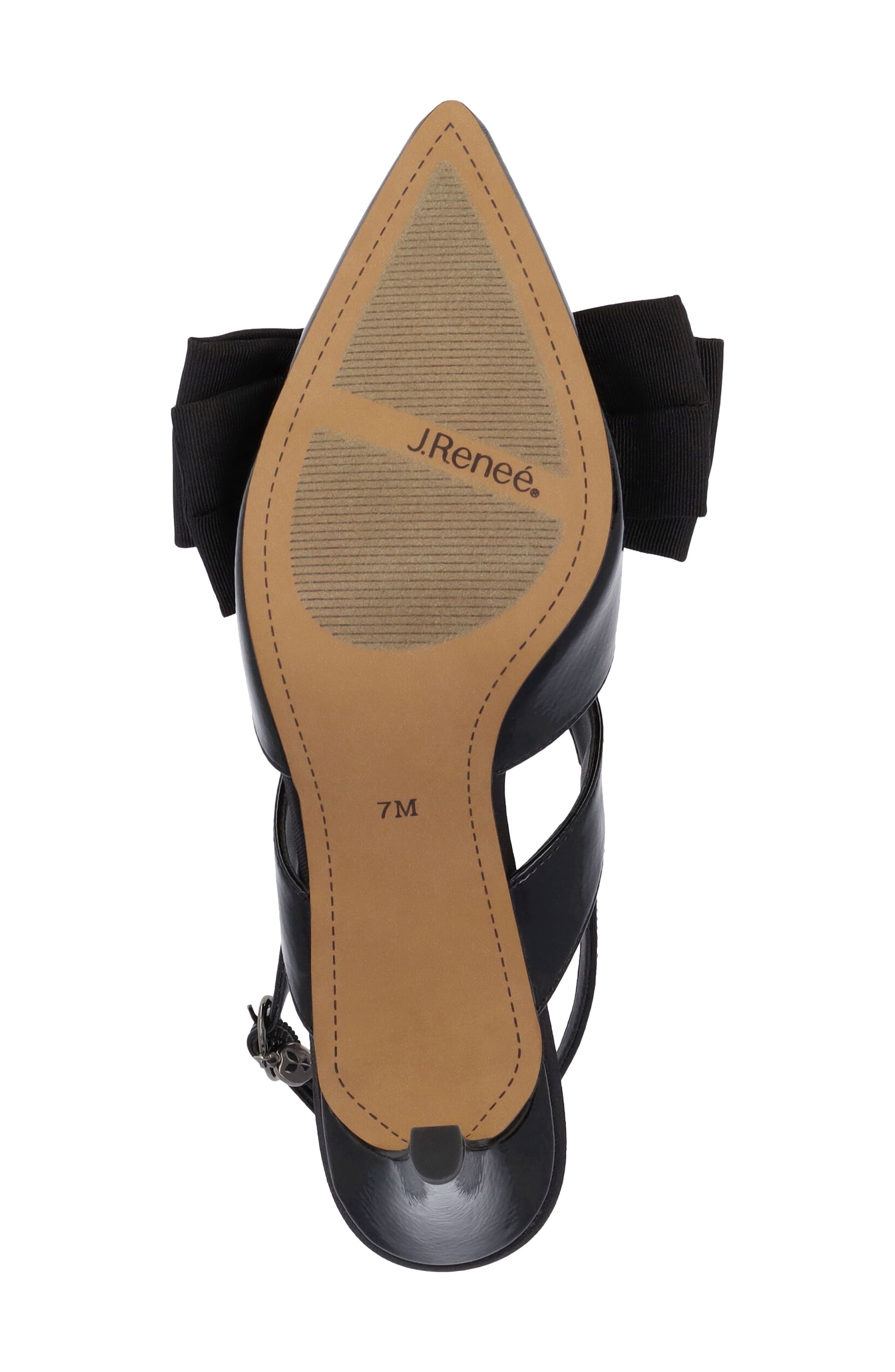 J. Reneé Morigen Slingback Pointed Toe Pump, Alternate, color, Black