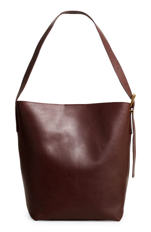 Madewell The Essential Bucket Tote In Brown