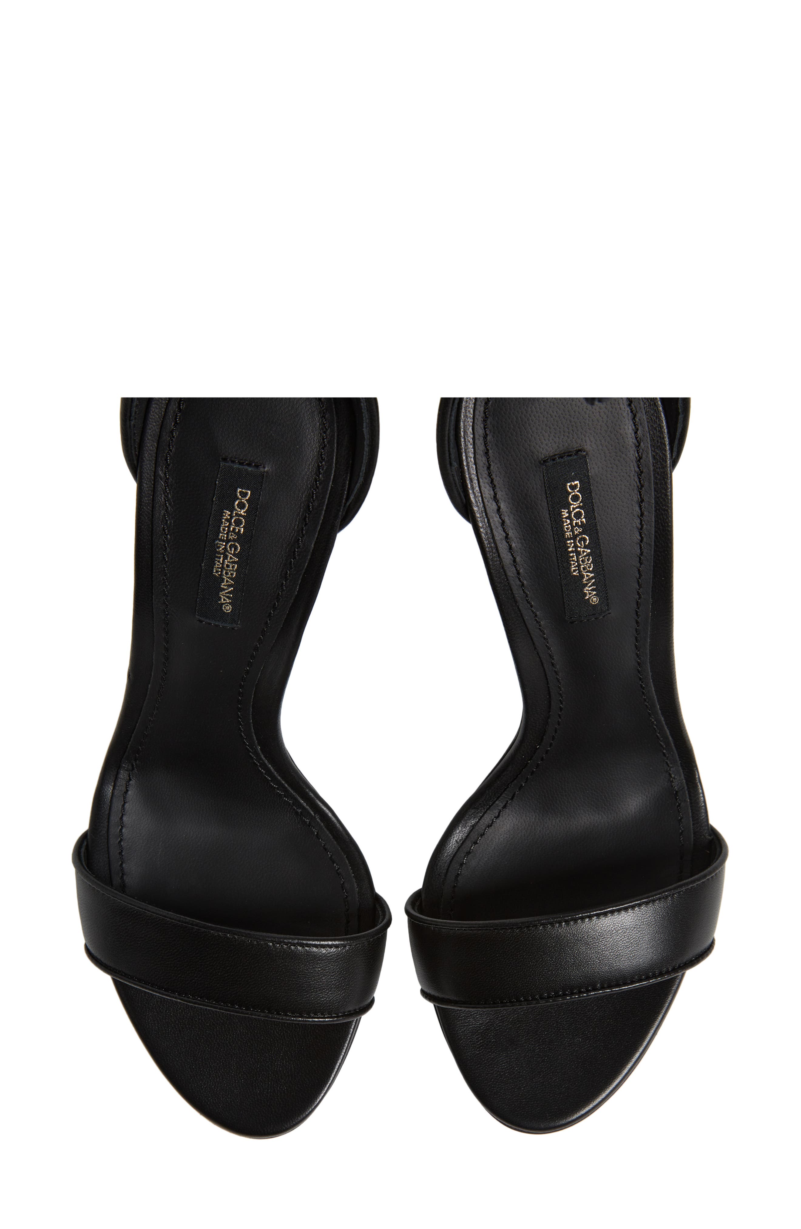 Dolce&Gabbana Keira Baroque DG Heel Sandal, Alternate, color, 