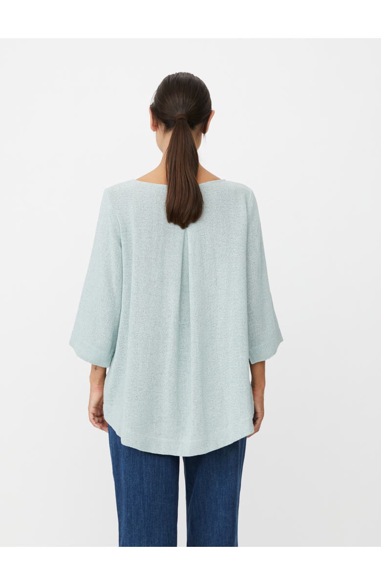 Masai Copenhagen Dovinia 3/4 Sleeve Round Neck Blouse, Alternate, color, Ether