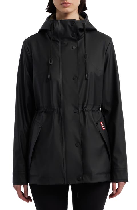 Abbey Short Rubberized Rain Jacket