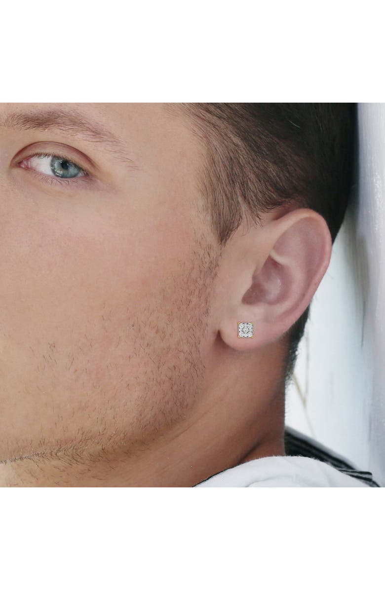 LuvMyJewelry Lab Grown Diamond Cluster Stud Earrings, Alternate, color,