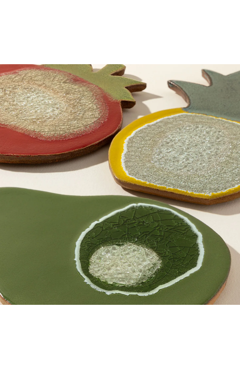 Uncommon Goods Fruitful Trivet & Server by Dock 6 Pottery, Alternate, color, 