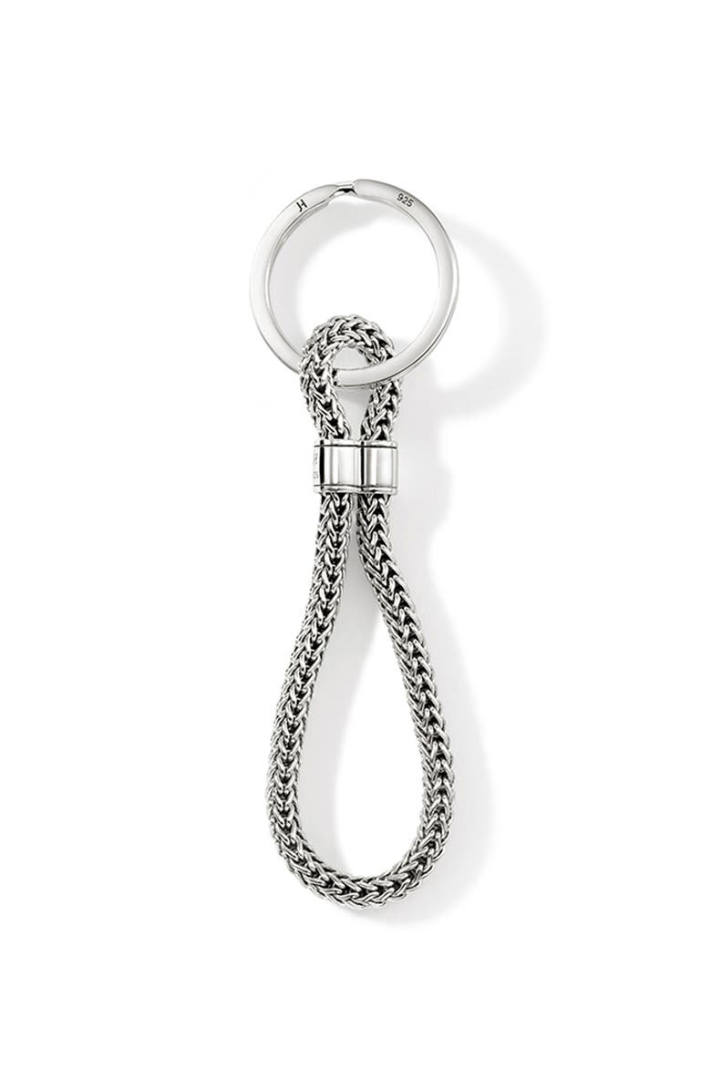 John Hardy Men's Sterling Silver Key Chain, Alternate, color, 