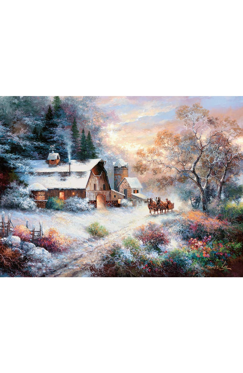 Sunsout Snowy Evening Outing 1000 piece Jigsaw Puzzle for Adults, Alternate, color, Multicolor