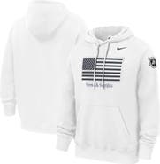 Nike Men's Nike White Army Black Knights Army 250 Collection Club Fleece Hoodie
