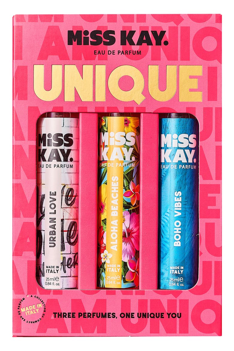 I Am Unique 3-Piece Eau de Parfum Set, Main, color, 3 PERFUMES