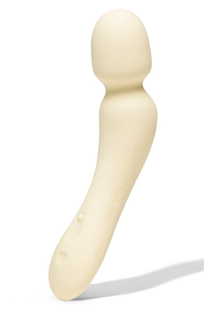 Min Mini Wand Vibrator, Main, color, BUTTER