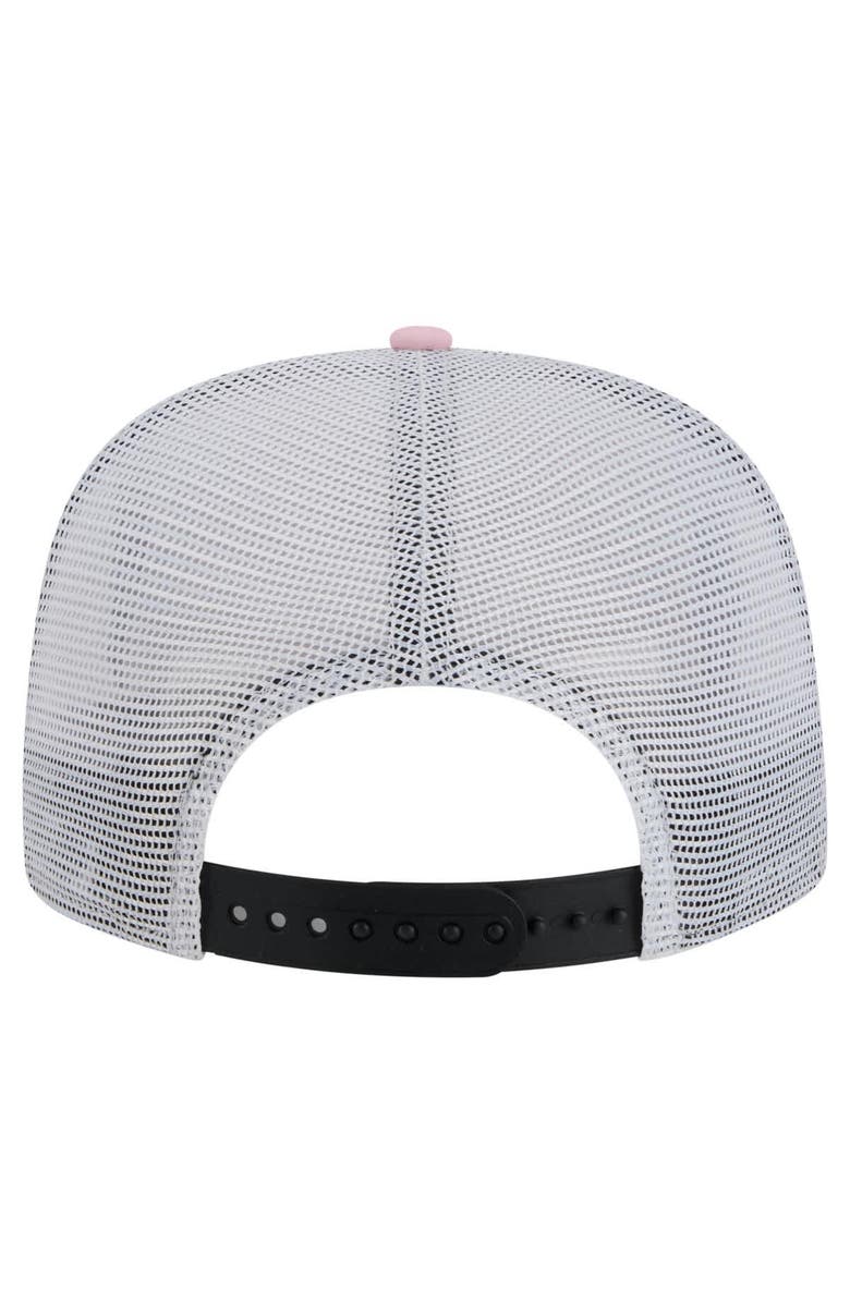 New Era Men's New Era Black/Light Pink Inter Miami CF Tie-Dye Adjustable Golfer Hat, Alternate, color, Black