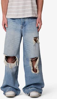 mnml Blowout Rave Ripped Jeans