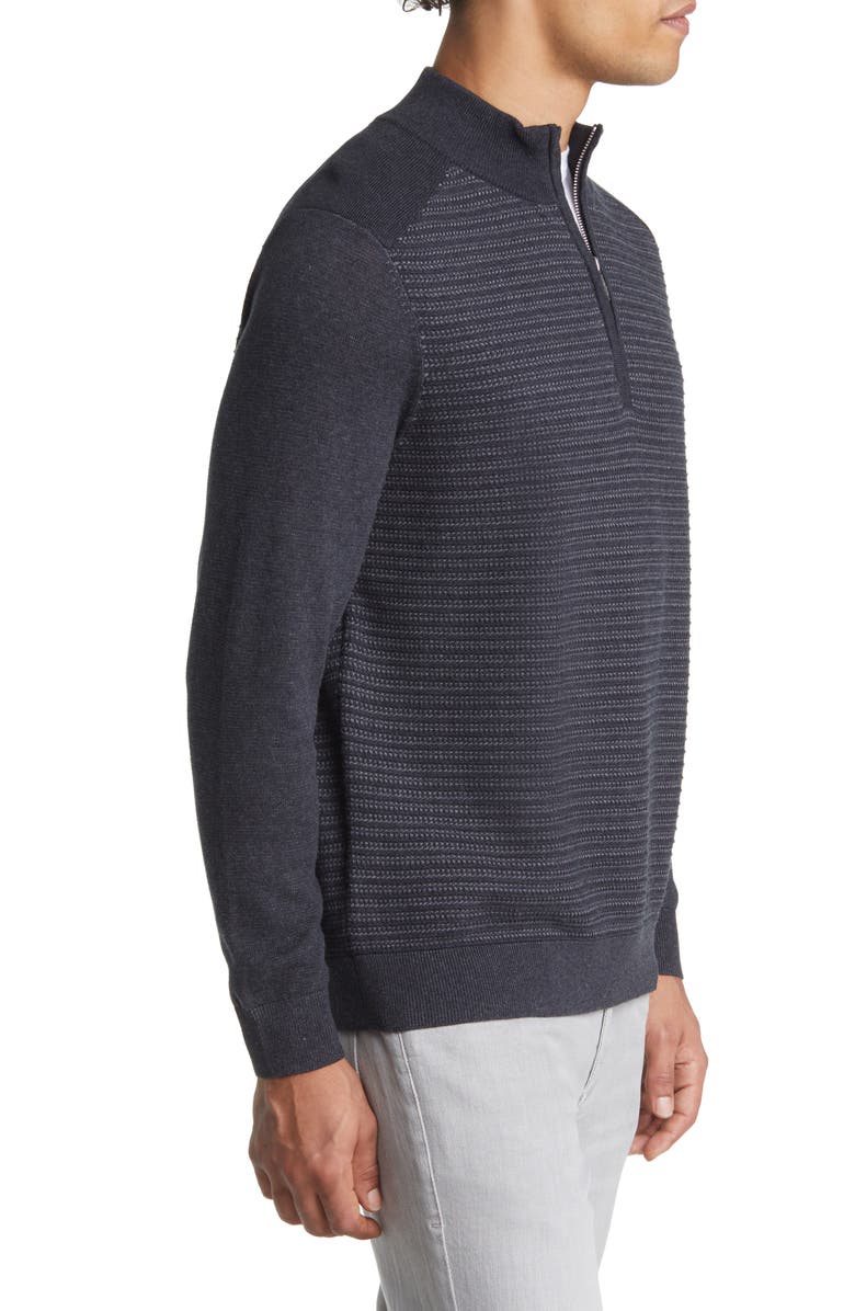 Tommy Bahama Seaport Stripe Half Zip Pullover, Alternate, color,