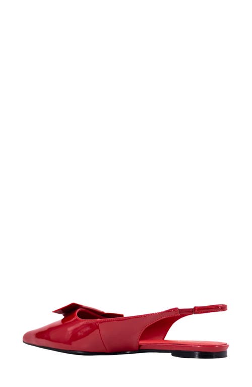 Shushop Audrey Pointed Toe Slingback Flat