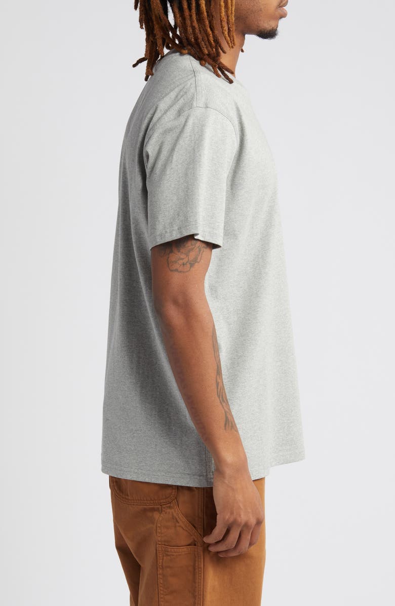 Carhartt Work In Progress Embroidered Organic Cotton Logo T-Shirt, Alternate, color, 