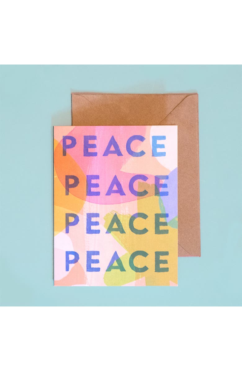 Supra Endura Peace Holiday Cards 12- pack, Alternate, color, Pink