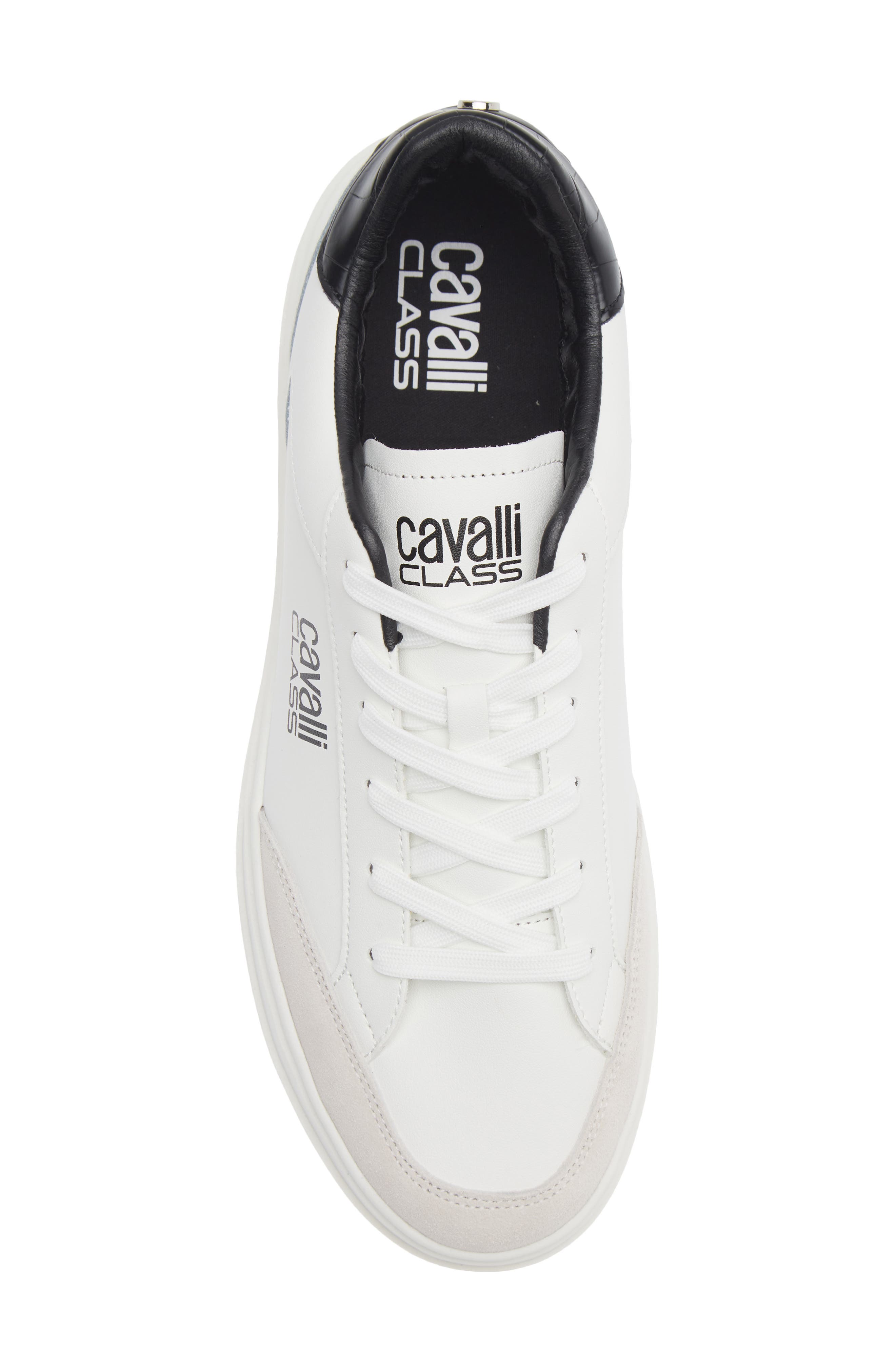 Olympia Leather Low Top Sneaker, Alternate, color, WHITE/ BLACK