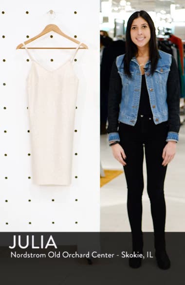 Bishop + Young Micro Stud Faux Suede Mini Slipdress (Women) | Nordstrom