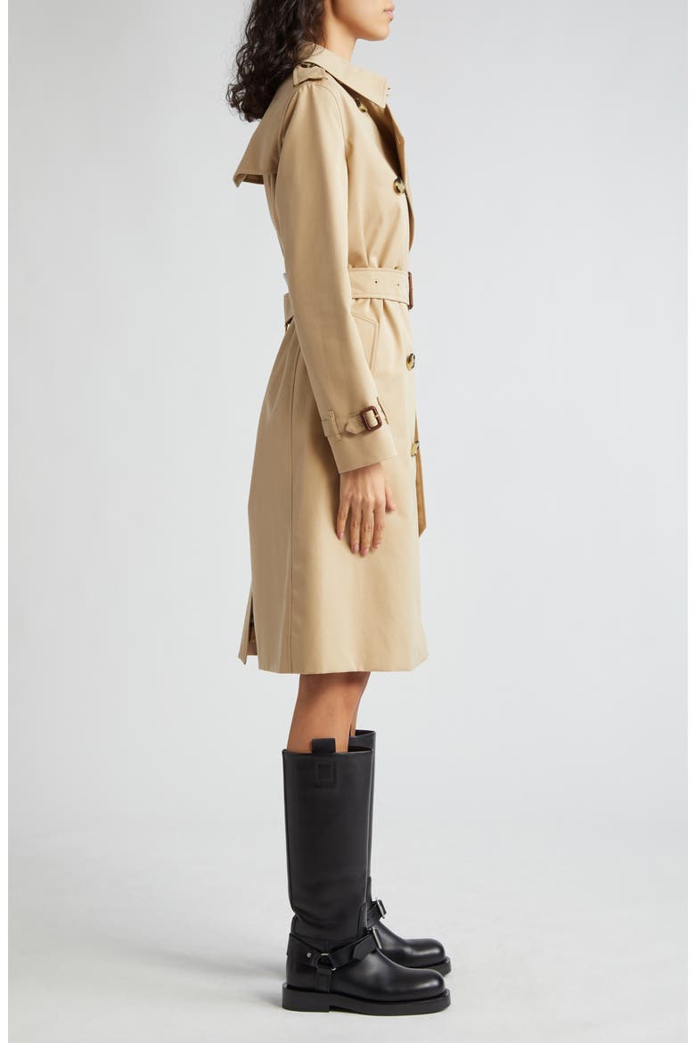Kensington Double Breasted Trench Coat, Alternate, color, HONEY