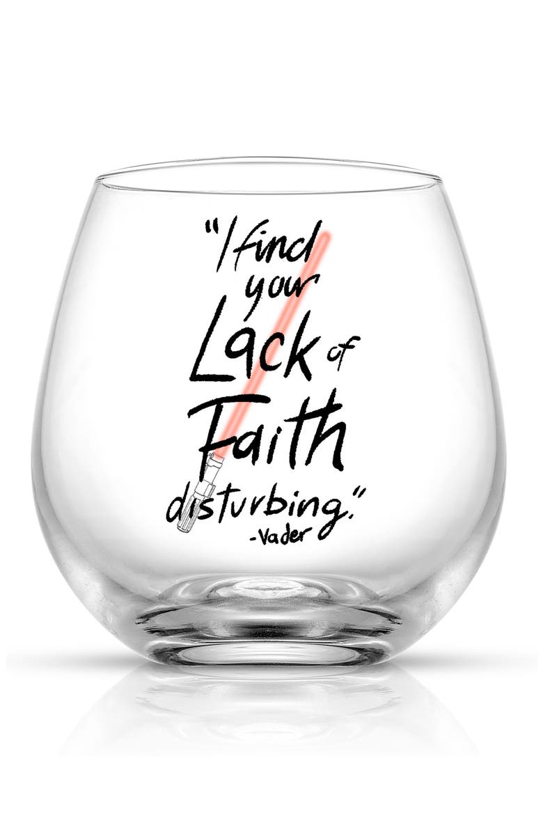 Lightsaber Stemless Drinking Glassware - Set of 2, Alternate, color, CLEAR/ RED