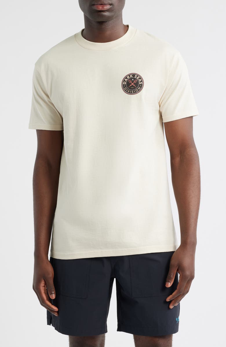 DARK SEAS Time Tellers Graphic T-Shirt, Main, color, Cream