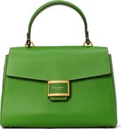 Kate Spade New York medium katy textured leather top handle bag