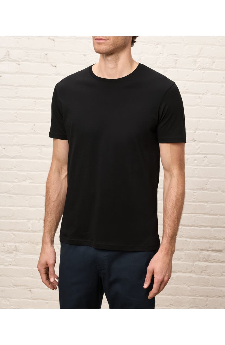 Pact Organic Cotton Men's Softspun Essential Crewneck Tee, Main, color, Black
