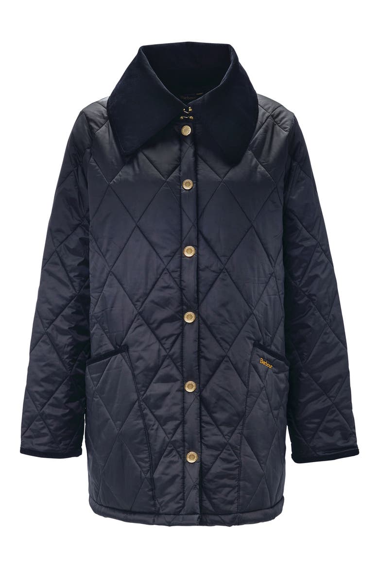 Modern Liddesdale Quilted Jacket, Alternate, color, BLACK