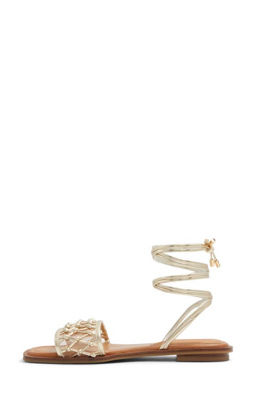 ALDO ALDO SEAZEN ANKLE WRAP SANDAL 