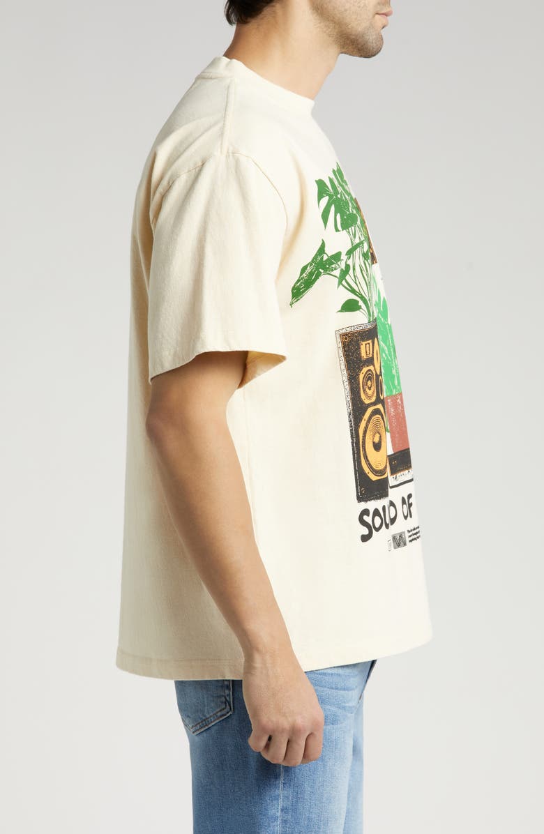 ALPHA COLLECTIVE Sound of Growth Cotton Graphic T-Shirt, Alternate, color,