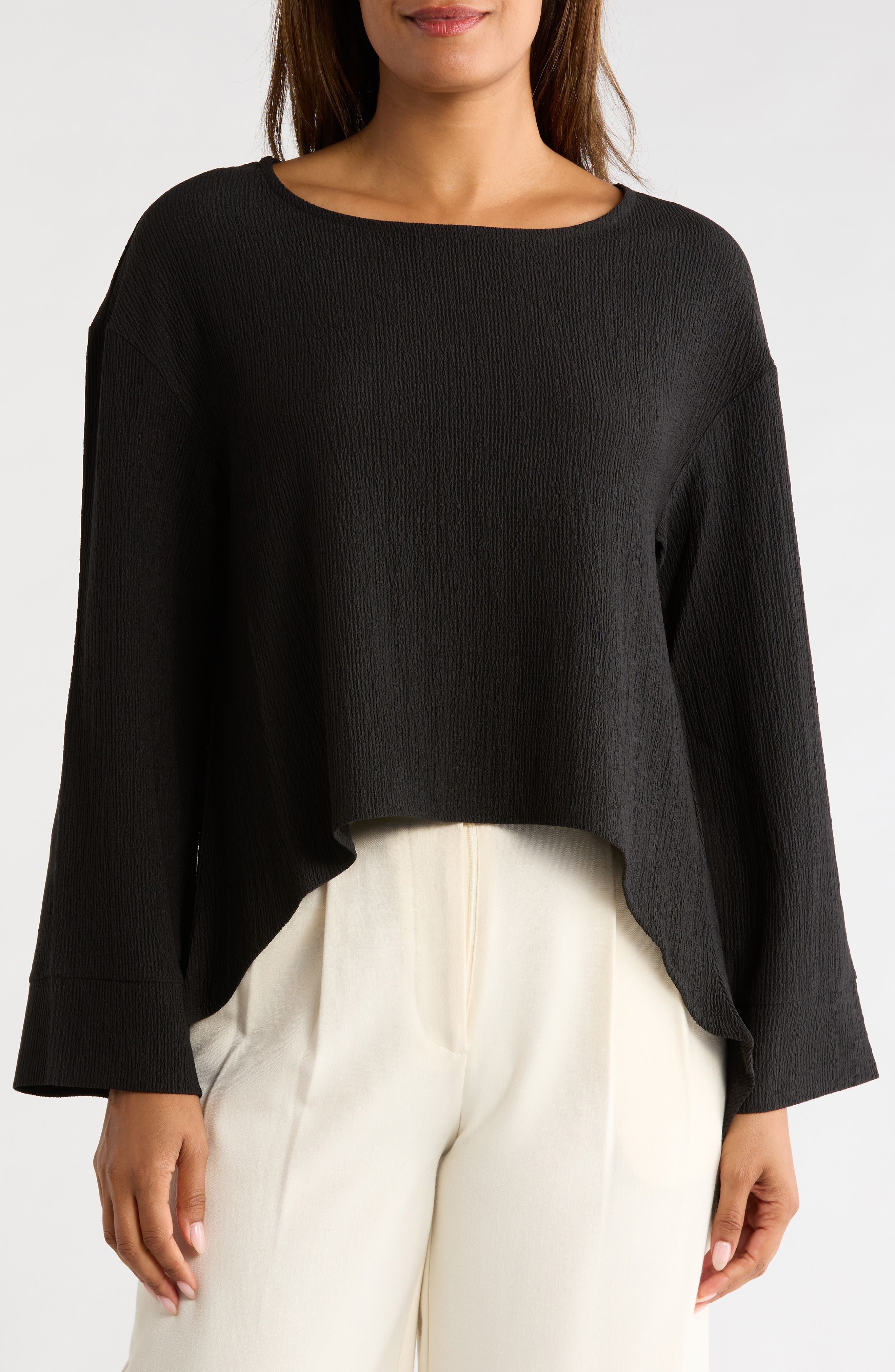 Oversized High-Low Top