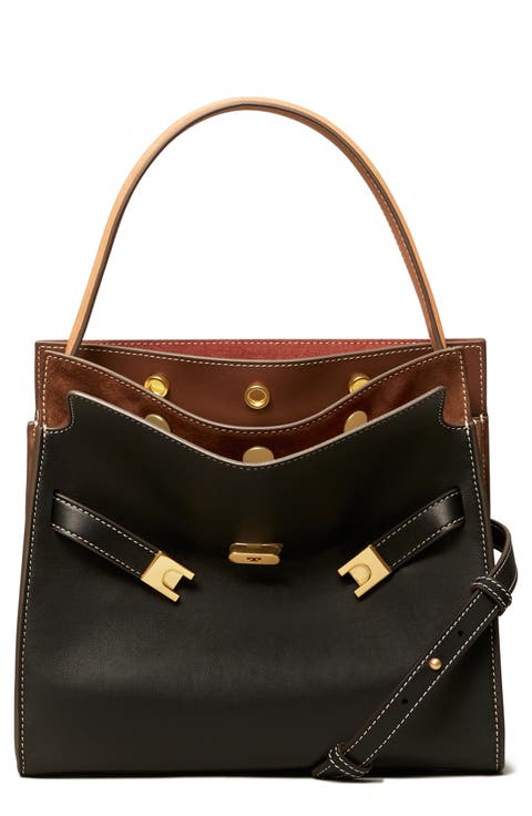 Lee Radziwill Small Leather Double Bag