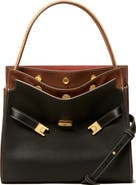 Tory Burch Lee Radziwill Small Leather Double Bag