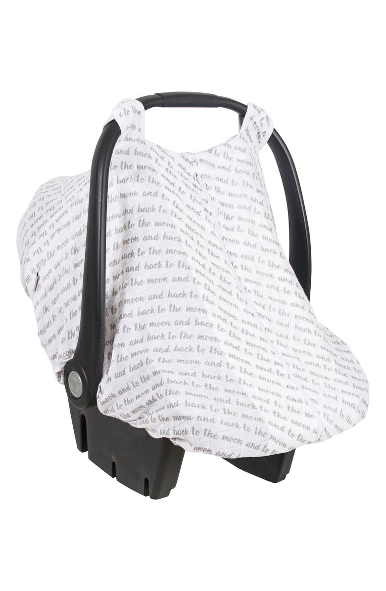 Bébé au Lait 2-Pack Muslin Swaddling Cloths & Car Seat Cover Set, Alternate, color, 