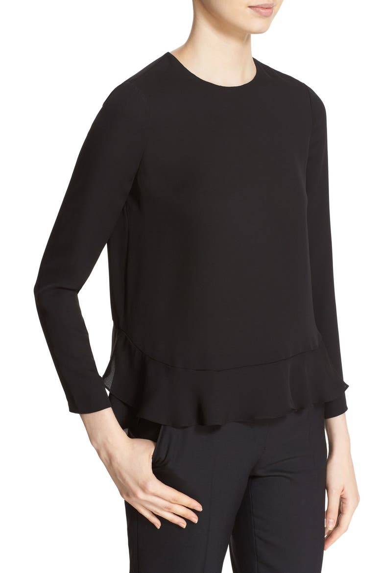 'Galia' Blouse, Alternate, color, BLACK