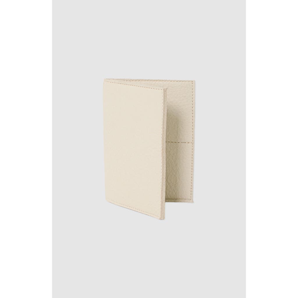 Tah Passport Wallet In White