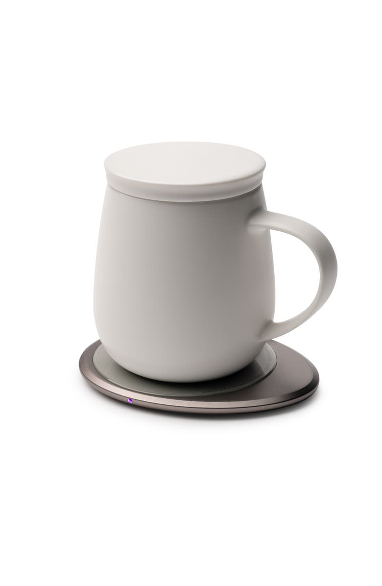 OHOM INC Ui 3 Self-heating Mug Set, Alternate, color, Jasmine White