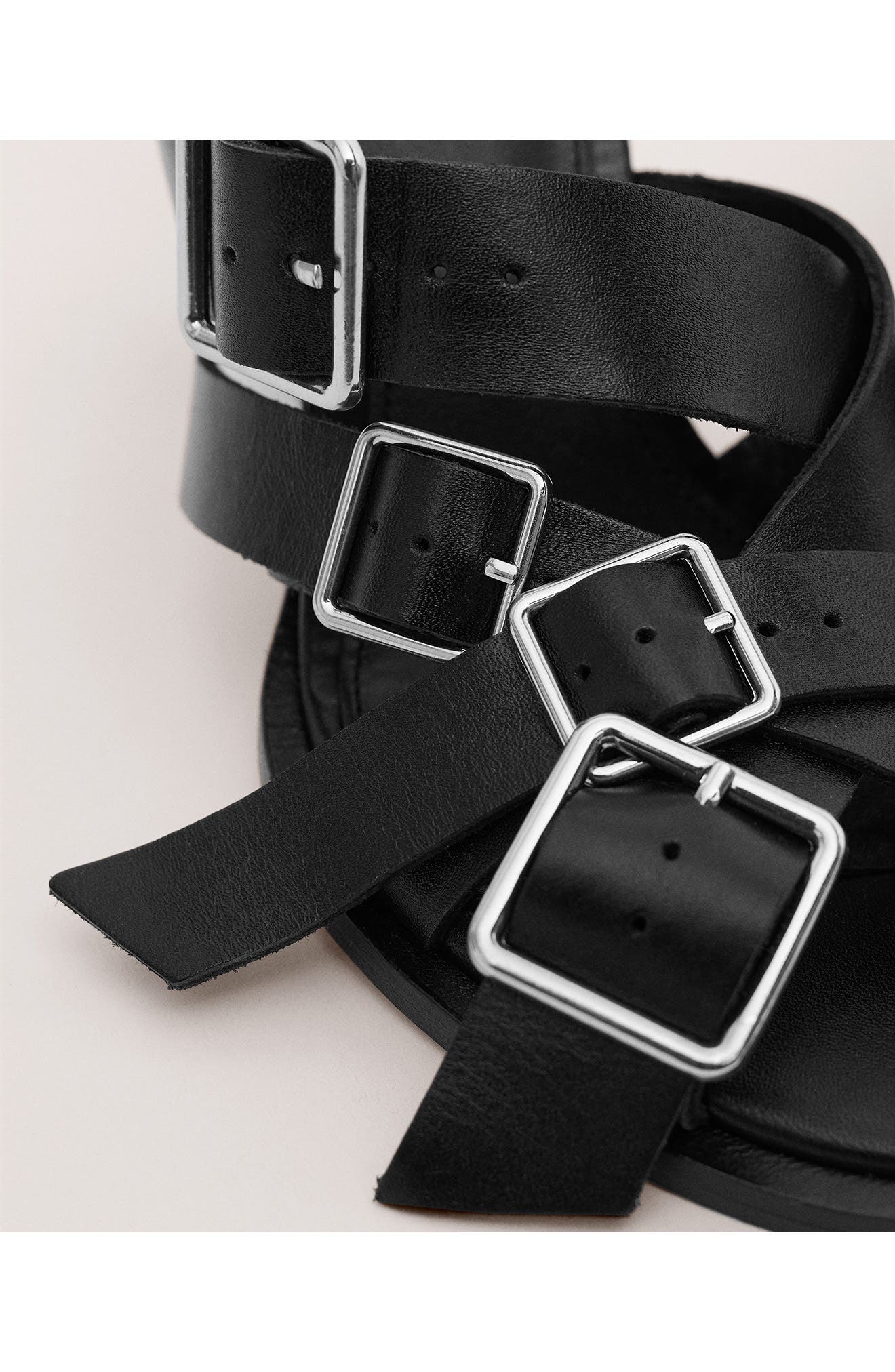 MANGO Slide Sandal, Alternate, color, Black