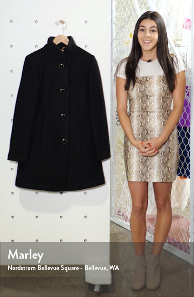 wool blend coat, sales video thumbnail