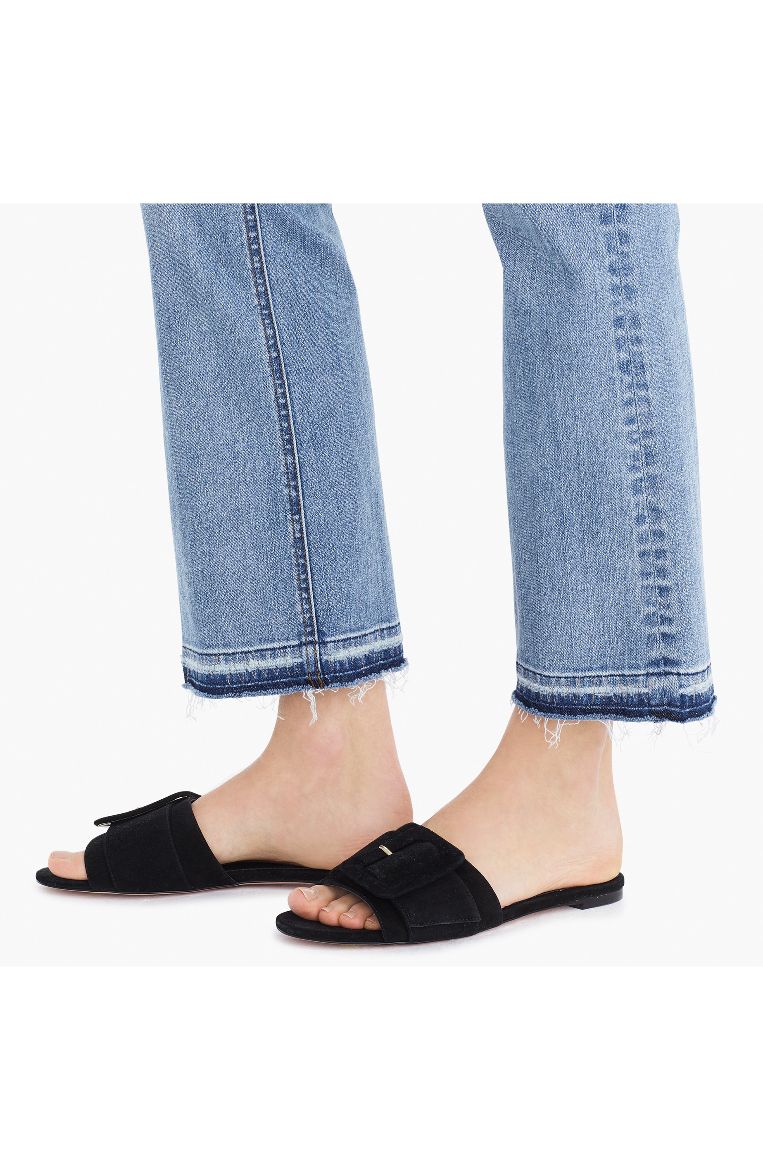 J.Crew Cora Buckle Slide Sandal, Alternate, color, 